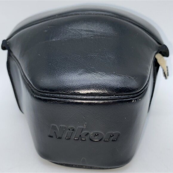 NIKON EM 35mm SLR Film Camera Series E 50mm 1:1.8 Lens Case Strap Untested - Picture 9 of 16